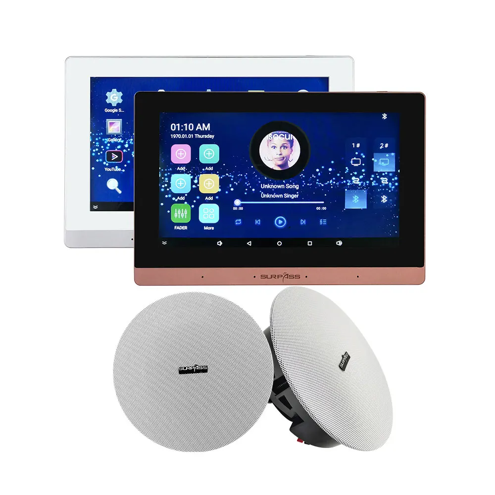 Touch Screen Amplifier Android 5.1 Keypads Ceiling Mount Speaker Audio Kit HiFi Home Stereo Sound Theater System
Touch Screen Amplifier Android 5.1 Keypads Ceiling Mount Speaker Audio Kit HiFi Home Stereo Sound Theater System
