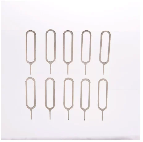 10pcs SIM Card Tray Removal Eject Pin Universal Sim Card Tray Pin Remover Eject Pin Needle Phone Tool For IPhone Samsung Huawei
10pcs SIM Card Tray Removal Eject Pin Universal Sim Card Tray Pin Remover Eject Pin Needle Phone Tool For IPhone Samsung Huawei