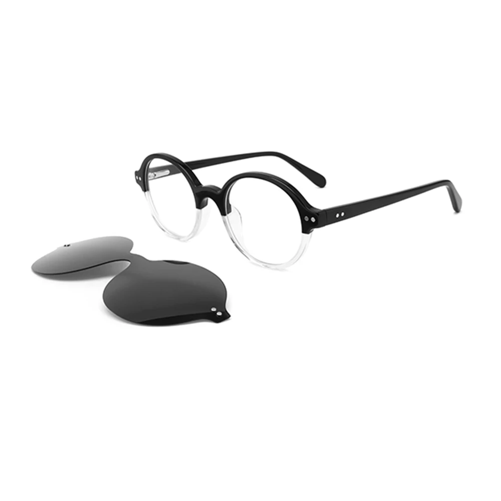 2021 Wholesale all round transparent frame unisex high quality acetate magnetic sunglasses for woman
2021 Wholesale all round transparent frame unisex high quality acetate magnetic sunglasses for woman