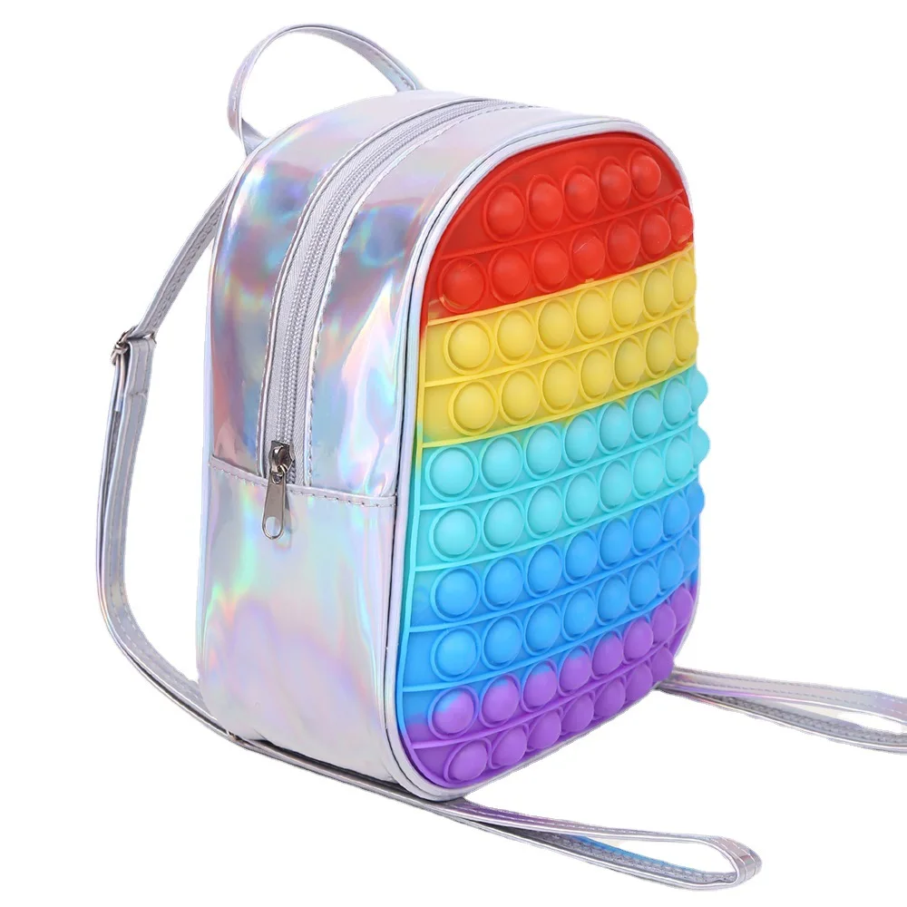 2022 Top Selling Children School Bags Silicone Push Pop Up Fidget Bubble Unique Popping Backpack School Book Bags for girls, Customized color
2022 Top Selling Children School Bags Silicone Push Pop Up Fidget Bubble Unique Popping Backpack School Book Bags for girls, Customized color