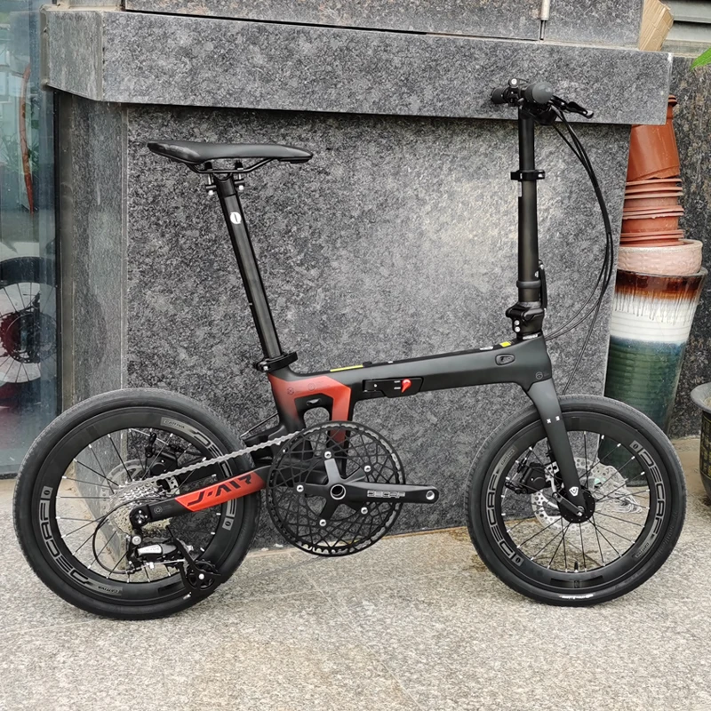 Good Quality JAVA Carbon Folding Bike 8 Speed 16 inch Carbon Fibre Mini Foldable Bicycle, Black red/black
Good Quality JAVA Carbon Folding Bike 8 Speed 16 inch Carbon Fibre Mini Foldable Bicycle, Black red/black