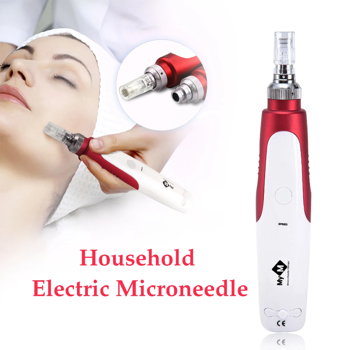 Beauty Massage Tools Healthy Care 0.5mm Cosmetic Microneedling Instrument 540 Titanium Micro Needle Derma Roller for Face, Red
Beauty Massage Tools Healthy Care 0.5mm Cosmetic Microneedling Instrument 540 Titanium Micro Needle Derma Roller for Face, Red
