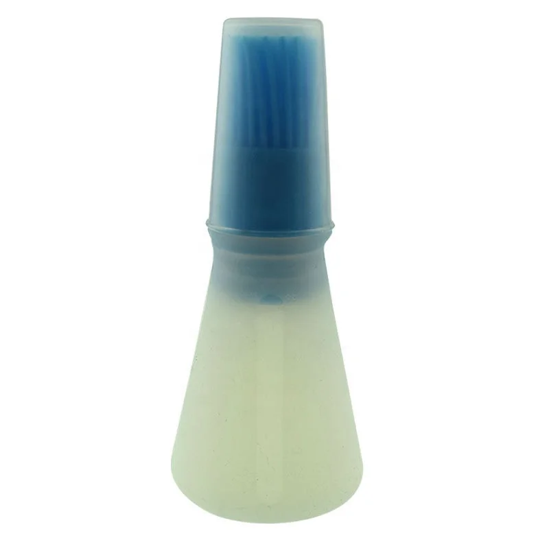 Silicone graduated flat brush with lid Controllable oil brush Cake baking oil bottle pot
Silicone graduated flat brush with lid Controllable oil brush Cake baking oil bottle pot