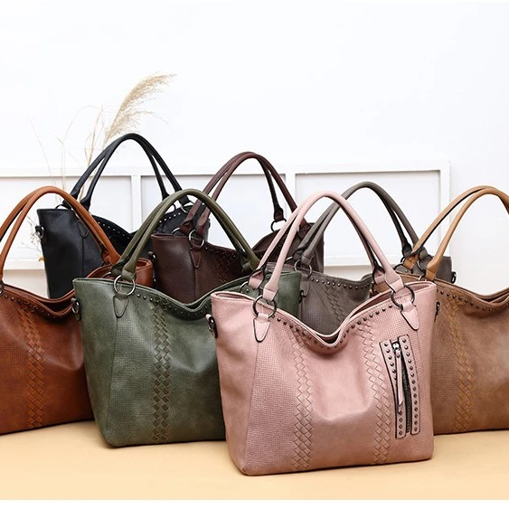 2021 New PU material large capacity woven rivet zipper shoulder bag wholesale shopping wallet and phone handbags, Multi colors
2021 New PU material large capacity woven rivet zipper shoulder bag wholesale shopping wallet and phone handbags, Multi colors