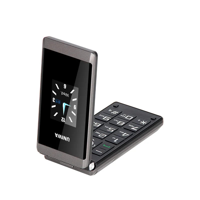 

UNIWA X28 2.8/1.77 Inch Dual Screen SOS Function Big Button Flip Mobile Phone