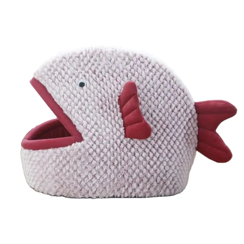 Dog semi-enclosed fish-shaped bed cat litter shark bed pet cartoon warm bed, Gray, red,black, white
Dog semi-enclosed fish-shaped bed cat litter shark bed pet cartoon warm bed, Gray, red,black, white