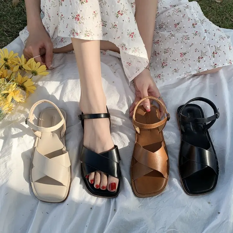New Slides Women Summer Slippers Outdoor Summer Beach Shoes Fashion Brand Slip-on Woman Slippers Female Leather Sandals, Grey black brown
New Slides Women Summer Slippers Outdoor Summer Beach Shoes Fashion Brand Slip-on Woman Slippers Female Leather Sandals, Grey black brown