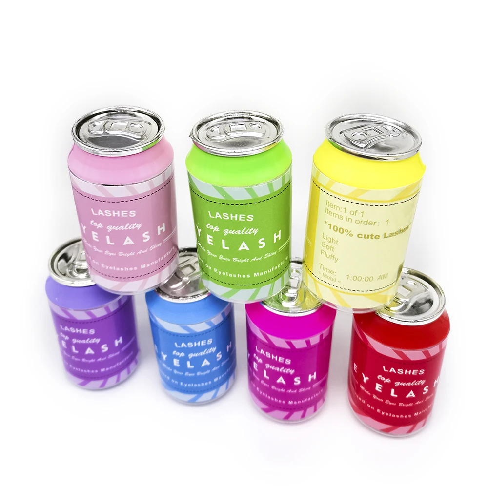 Private label new concept soda can eyelash package boxes for 3D eyelash mink 25mm High Quality natural lashes, Natural black
Private label new concept soda can eyelash package boxes for 3D eyelash mink 25mm High Quality natural lashes, Natural black