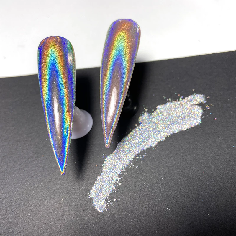 BOKO Electroplating Silver Laser Powder Nail Art Holographic Nail Powder 0.2g/pc Colorful Mirror Powder For Nails, Laser silver
BOKO Electroplating Silver Laser Powder Nail Art Holographic Nail Powder 0.2g/pc Colorful Mirror Powder For Nails, Laser silver