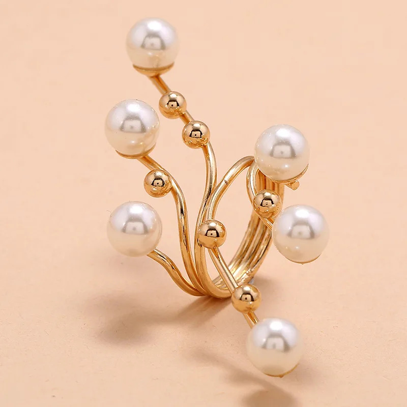 Fashion Jewelry 2023 Gift Geometric ppen Pearl Ring Creative Personality Exaggerated Ring girl ring
Fashion Jewelry 2023 Gift Geometric ppen Pearl Ring Creative Personality Exaggerated Ring girl ring