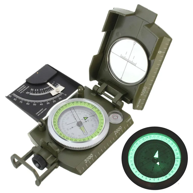 High Quality US Compass Outdoor Travel Adventure Compass Scale Level Meter Incline Meter Luminous Magnifying Glass Compass
High Quality US Compass Outdoor Travel Adventure Compass Scale Level Meter Incline Meter Luminous Magnifying Glass Compass