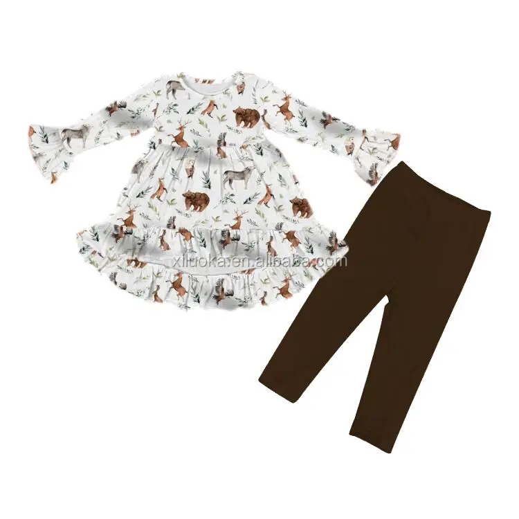 Winter Boutique Animal Printed Baby Sets Custom Pattern Autumn Clothes Girls Outfit, Picture
Winter Boutique Animal Printed Baby Sets Custom Pattern Autumn Clothes Girls Outfit, Picture