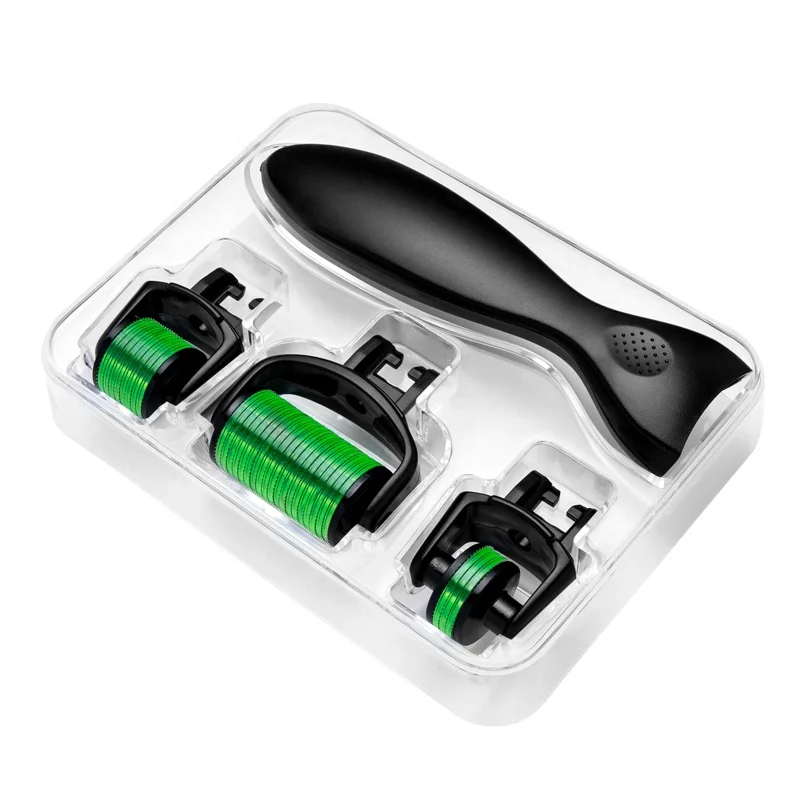 2020 Best Sale Derma Roller Microneedle OEM 3 in 1 Derma Roller Kit For Skin Rejuvenation And Hair Treatment
2020 Best Sale Derma Roller Microneedle OEM 3 in 1 Derma Roller Kit For Skin Rejuvenation And Hair Treatment