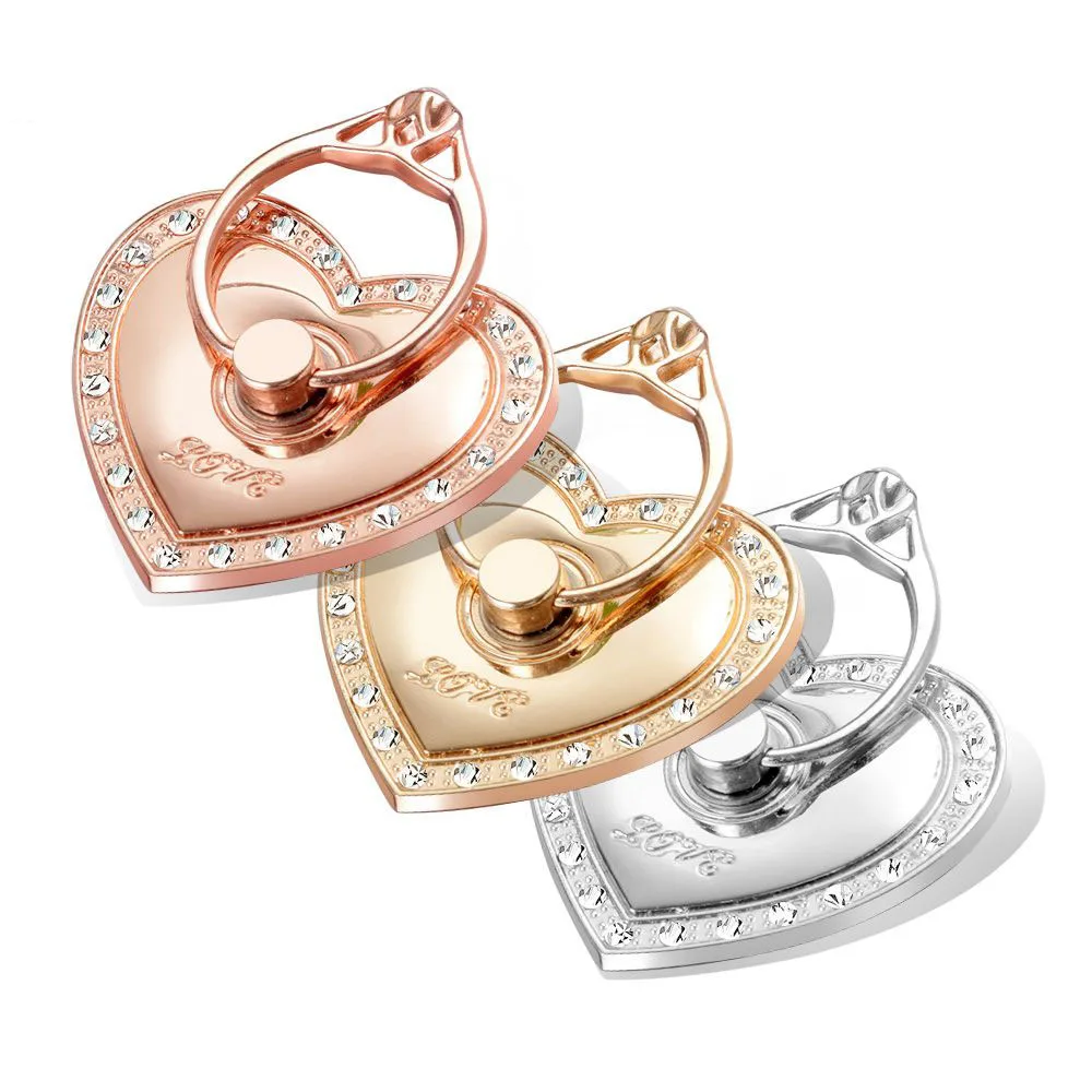 Ring Holder Mobile Phone Stand Metal Love Romantic Design 360 Degree Universal Support for iphone xiaomi Brackets Accessories
Ring Holder Mobile Phone Stand Metal Love Romantic Design 360 Degree Universal Support for iphone xiaomi Brackets Accessories