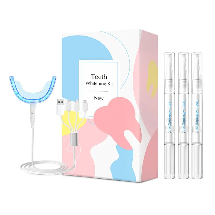 Professional High-efficiency Home Teeth Whitening Light with 3 Carmbamide Peroxide Whitening Gel 35% Teeth Whitening Kit
Professional High-efficiency Home Teeth Whitening Light with 3 Carmbamide Peroxide Whitening Gel 35% Teeth Whitening Kit