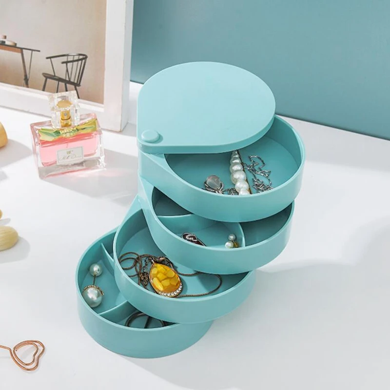 Multi-layer custom 5 tier round small necklace organizer rotated traveling earring storage jewelry box, Optional
Multi-layer custom 5 tier round small necklace organizer rotated traveling earring storage jewelry box, Optional