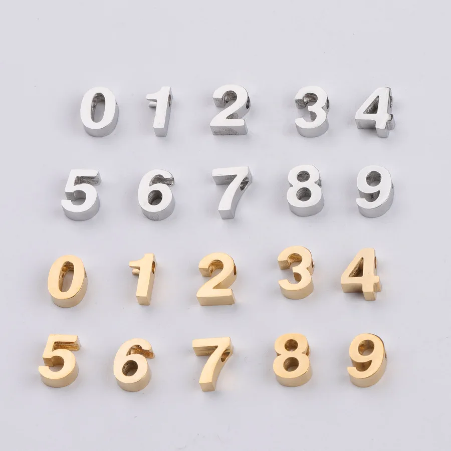 Hot Sale Diy Jewelry Making Number Charms Gold Stainless Steel Unisex Customized Charm
Hot Sale Diy Jewelry Making Number Charms Gold Stainless Steel Unisex Customized Charm