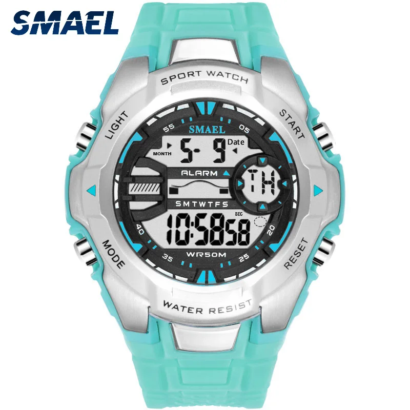 Digital Wristwatches Military SMAEL Cool 1340 Relojes Hombre Casual LED Clock Watch Men Big Dial Sport Watches Waterproof
Digital Wristwatches Military SMAEL Cool 1340 Relojes Hombre Casual LED Clock Watch Men Big Dial Sport Watches Waterproof