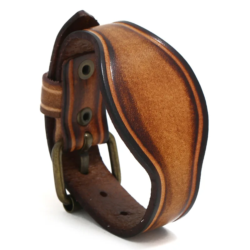 Punk Irregular Shape Vintage Bracelets Bangles Retro genuine leather Bracelet leather jewelry for men and women, Picture shows
Punk Irregular Shape Vintage Bracelets Bangles Retro genuine leather Bracelet leather jewelry for men and women, Picture shows