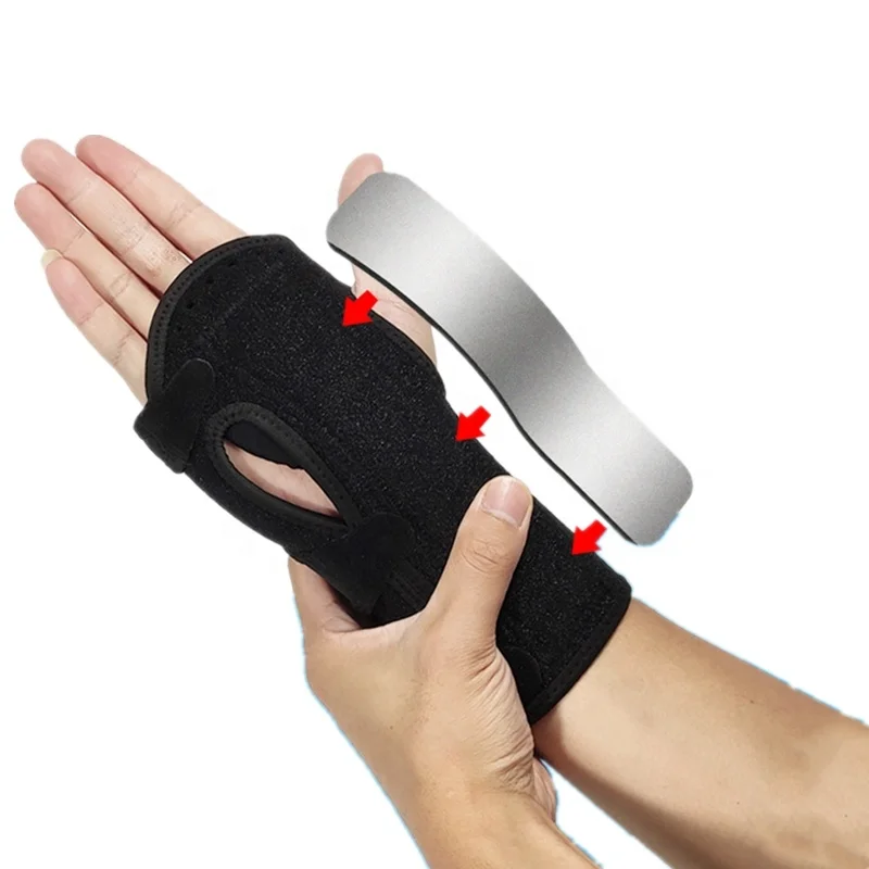 Wrist Splint Band for Carpal Tunnel Compression Removable Wrist Splint Support, Black
Wrist Splint Band for Carpal Tunnel Compression Removable Wrist Splint Support, Black