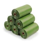 Eco-friendly cheap cornstarch compostable biodegradable dog poop bag waste