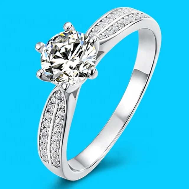 100% 925 Sterling Silver Certified Diamond Ring Classic 6 Claw Design D Color Moissanite Engagement Wedding Ring Luxury Jewelry
100% 925 Sterling Silver Certified Diamond Ring Classic 6 Claw Design D Color Moissanite Engagement Wedding Ring Luxury Jewelry