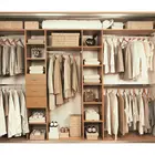 Simple Modern Wooden Bamboo Cabinets French Golf Wardrobe