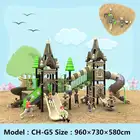 Customized Playground Equipment Outdoor Factory Price Customize Water Pool Slide For Children
