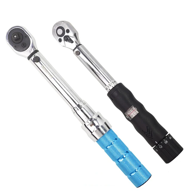 1 / 4 "2-14nm aluminum alloy bike adjustable torque wrench bicycle repair tool set mechanical pre-installed torque wrench parts, Black/blue
1 / 4 "2-14nm aluminum alloy bike adjustable torque wrench bicycle repair tool set mechanical pre-installed torque wrench parts, Black/blue
