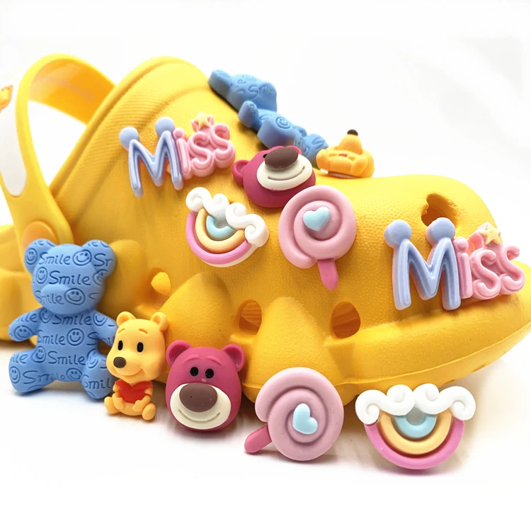 2022 3D Croc Shoe Charms Resin Bear Lollipop Candy Flat Back Culture Rose Cartoon Mexican for Croc Shoe Charms Bracelets
2022 3D Croc Shoe Charms Resin Bear Lollipop Candy Flat Back Culture Rose Cartoon Mexican for Croc Shoe Charms Bracelets