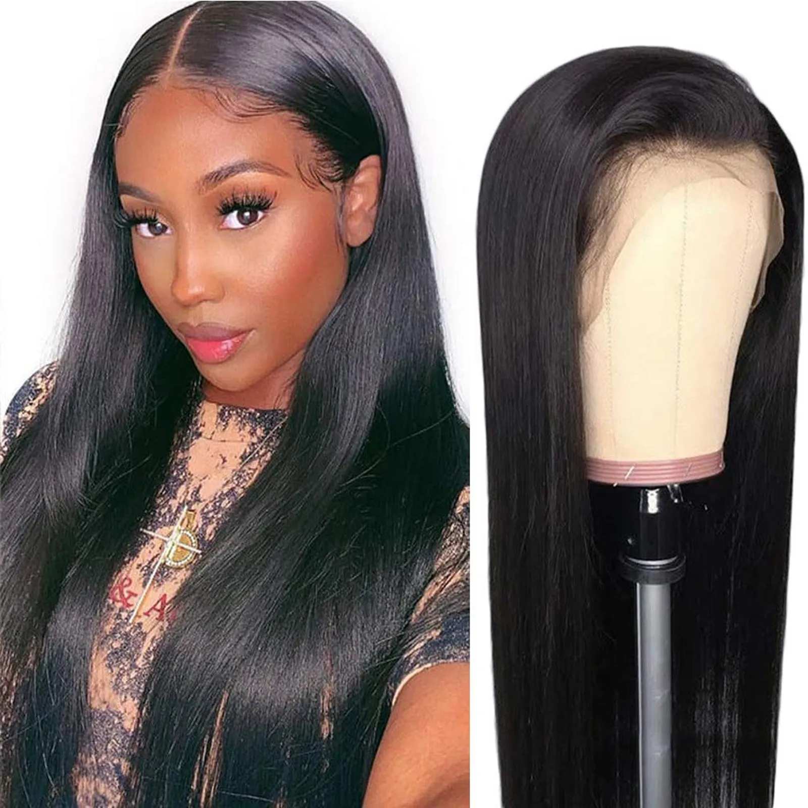 4x4 closure Human Hair Wigs For Black Women 150% Density Brazilian Straight Hair Wigs With Baby Remy Hair
4x4 closure Human Hair Wigs For Black Women 150% Density Brazilian Straight Hair Wigs With Baby Remy Hair