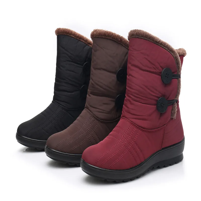 Woman Winter Cashmere Mother Cotton Shoes Flat Waterproof Snow Boot Ladies Non-slip Warm Boots, As the picture display
Woman Winter Cashmere Mother Cotton Shoes Flat Waterproof Snow Boot Ladies Non-slip Warm Boots, As the picture display