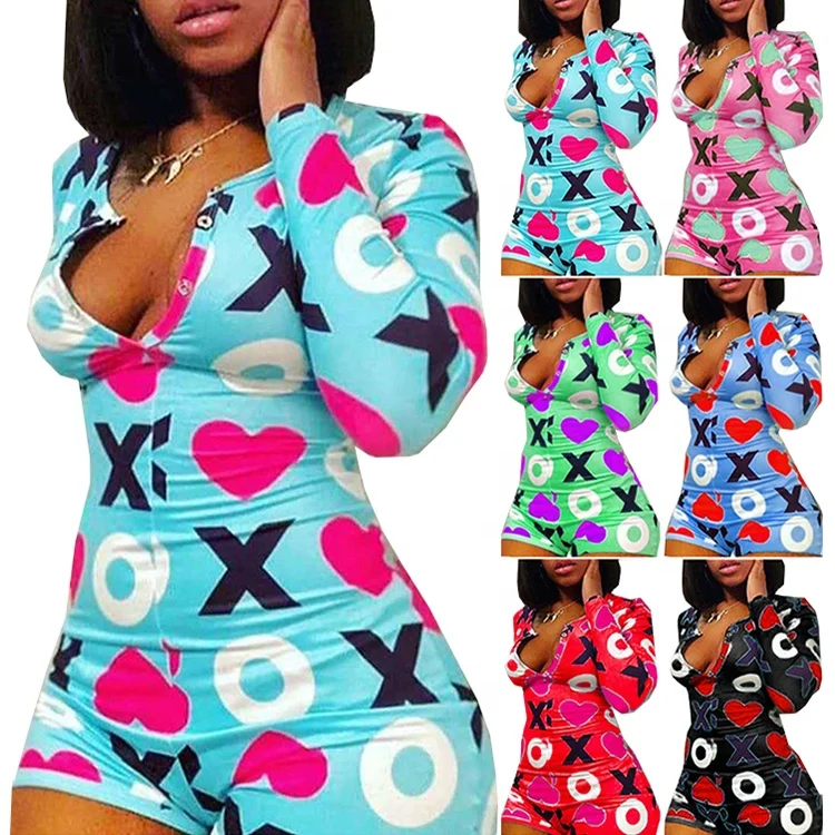 9040 V Neck Romper Womens Designer Pajams Short Onesie Pajamas Wholesale, 6 colors: green, light blue, black, deep blue, pink, red
9040 V Neck Romper Womens Designer Pajams Short Onesie Pajamas Wholesale, 6 colors: green, light blue, black, deep blue, pink, red