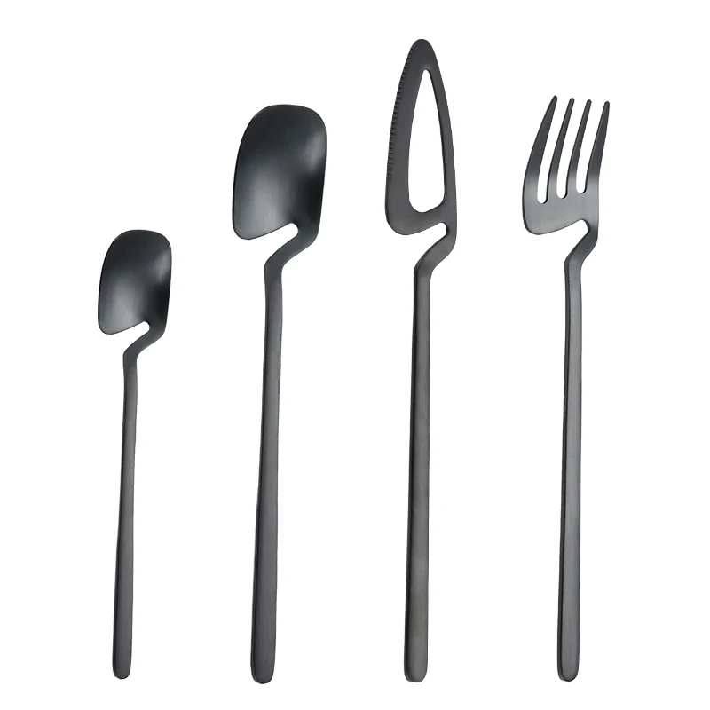 Modern stainless steel flatware set,2020 new style hanging cutlery set, Gold black silver
Modern stainless steel flatware set,2020 new style hanging cutlery set, Gold black silver