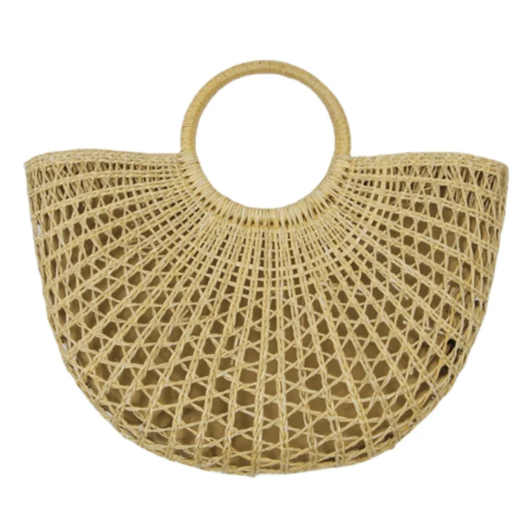 Handbag woven straw summer for ladies rattan bags for travel luxury women bag designer Bohemia moon bag, As pictures
Handbag woven straw summer for ladies rattan bags for travel luxury women bag designer Bohemia moon bag, As pictures