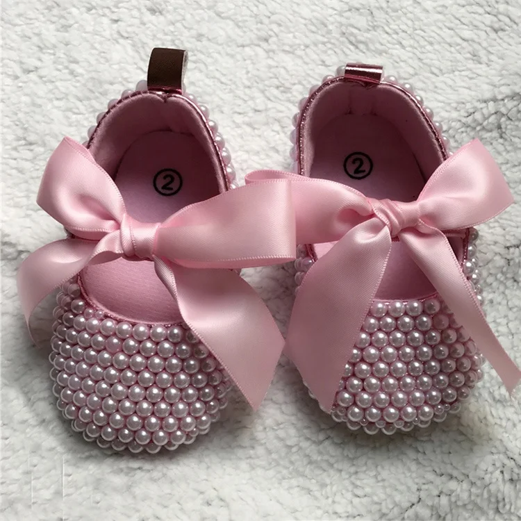 Fashion Pearl Baby Gril Single Shoes Anti Slip Newborn Toddler Bow Dress Shoes for Baby Shower Gift
Fashion Pearl Baby Gril Single Shoes Anti Slip Newborn Toddler Bow Dress Shoes for Baby Shower Gift