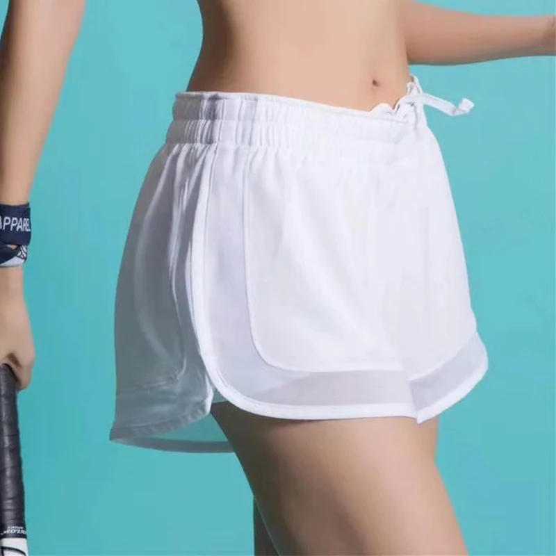 Breathable mesh stitching marathon jogging pants double-layer quick-drying women's fitness yoga shorts
Breathable mesh stitching marathon jogging pants double-layer quick-drying women's fitness yoga shorts