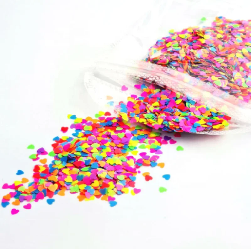 New Multicolor Special Shape Neon Chunky Glitter Colorful Nail Art Neon Sequins Hexagon Square Heart Glitter Decoration
New Multicolor Special Shape Neon Chunky Glitter Colorful Nail Art Neon Sequins Hexagon Square Heart Glitter Decoration