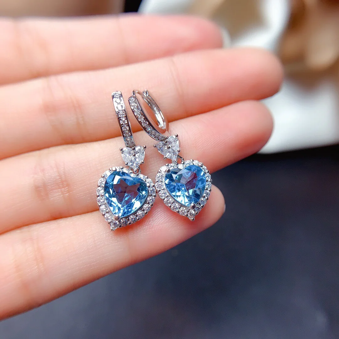High Quality Crystal Blue Heart Jewelry Set Women Necklace Earrings Ring Lady Valentine's Day Gifts
High Quality Crystal Blue Heart Jewelry Set Women Necklace Earrings Ring Lady Valentine's Day Gifts