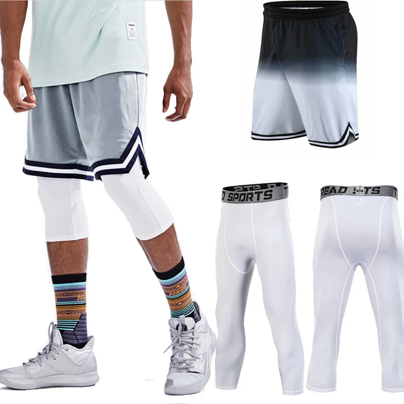 Sport Men Basketball Set Basketball Shorts With Pants Running Training Shorts with Tights Training Suit Jogging Pants Sets
Sport Men Basketball Set Basketball Shorts With Pants Running Training Shorts with Tights Training Suit Jogging Pants Sets