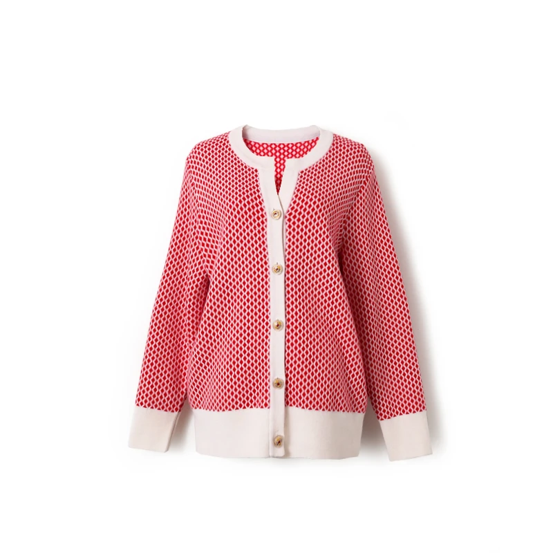 2021 big size winter matching color pure Cashmere cardigan women thick cashmere sweater for women, As photo
2021 big size winter matching color pure Cashmere cardigan women thick cashmere sweater for women, As photo