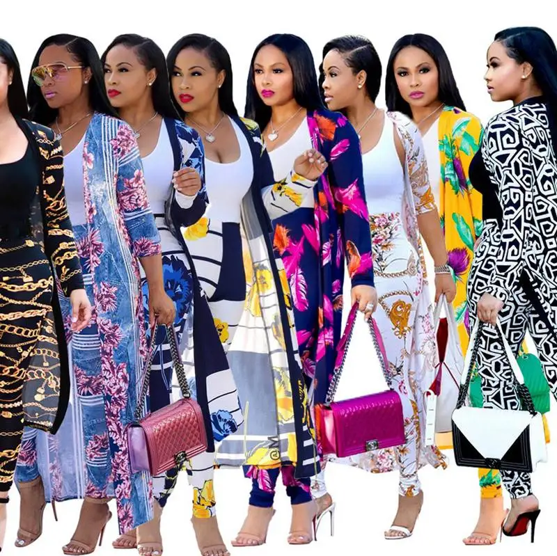 2020 Ecoparty Women Fashion Full Sleeved Gold Chain Print Cloak + woman tights pants Set 2pcs Clothes Set Suit Outfits S-4XL
2020 Ecoparty Women Fashion Full Sleeved Gold Chain Print Cloak + woman tights pants Set 2pcs Clothes Set Suit Outfits S-4XL