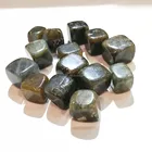 Cheap Wholesale Price Natural Square Crystal tumbled Stone Colorful Labradorite Stone Gift Ornaments