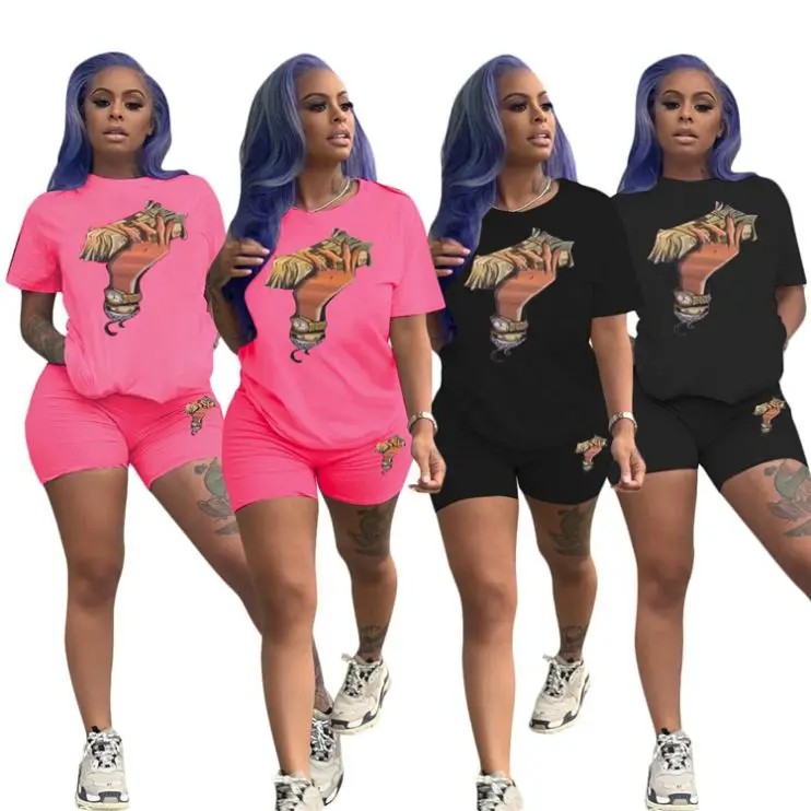 0620M108 New Casual Dollar Print Fashion Casual Pullover Tshirt Women Clothing Two Piece Set Summer Sportswear Shorts Set
0620M108 New Casual Dollar Print Fashion Casual Pullover Tshirt Women Clothing Two Piece Set Summer Sportswear Shorts Set