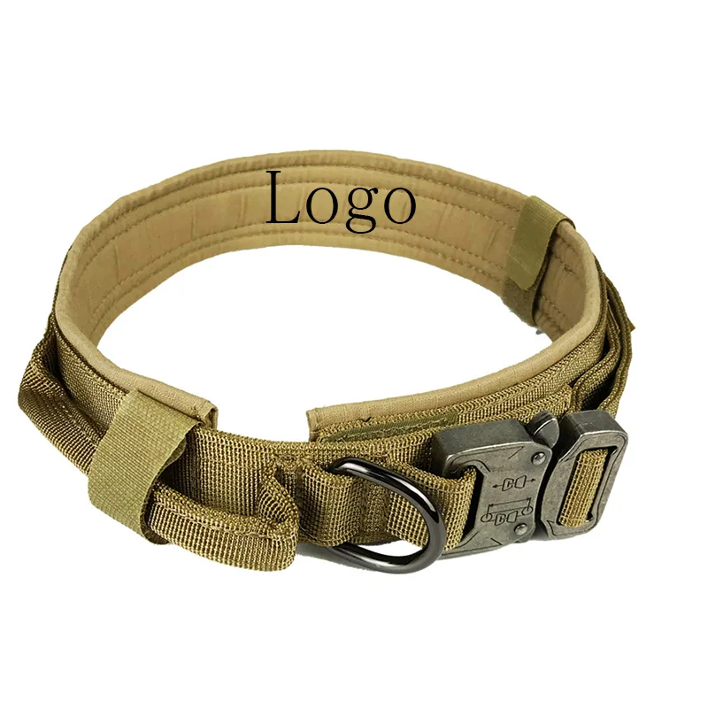 Control Handle Training Pet Cat Dog Collar Tactical Dog Collar Nylon Adjustable Military Dog Collars, Brown,black,green
Control Handle Training Pet Cat Dog Collar Tactical Dog Collar Nylon Adjustable Military Dog Collars, Brown,black,green