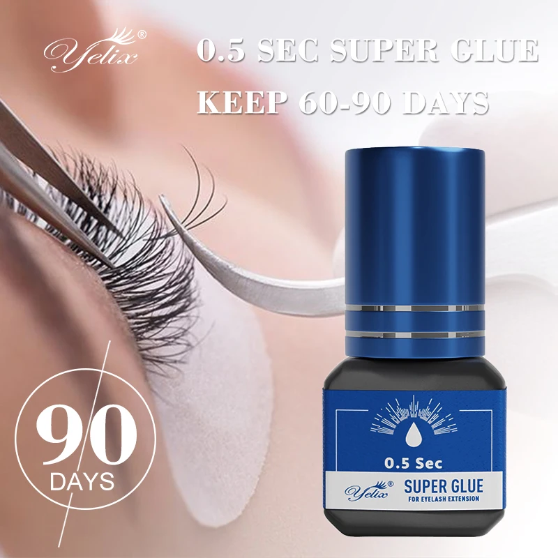 Yelix Adhesive Lace Glue Waterproof Private Label 5ml 0.5-3s Super Glue Eyelash Extension Glue
Yelix Adhesive Lace Glue Waterproof Private Label 5ml 0.5-3s Super Glue Eyelash Extension Glue