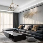 Art Crafts New Hot Selling Professional Modern Artificial Titanium Gold Wall Art Decoration Crafts