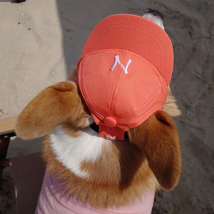 Fashion Luxury Designer Dog Pet Baseball Hat Branded Dog HatsTeddy Schnauzer cat hat for Small and Large Dogs, As picture 
Fashion Luxury Designer Dog Pet Baseball Hat Branded Dog HatsTeddy Schnauzer cat hat for Small and Large Dogs, As picture