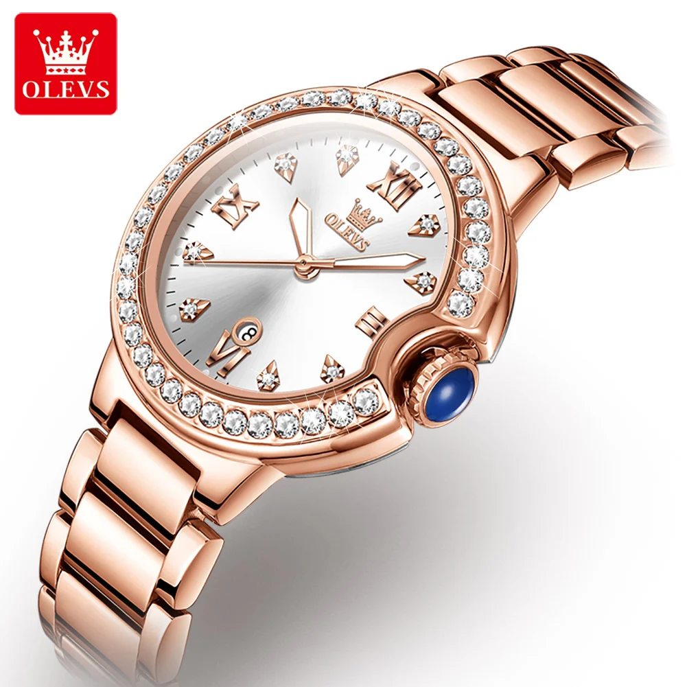Olevs 5518 Fashion Luxury Ladies Quartz Watch Date Women Wristwatch Jewelry Crystal Watch For Women
Olevs 5518 Fashion Luxury Ladies Quartz Watch Date Women Wristwatch Jewelry Crystal Watch For Women