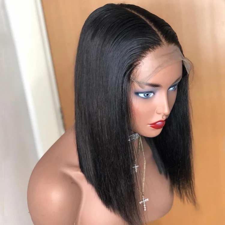 New Products Brazilian Hair Lace Wigs Virgin Hair 13*4 Lace Front Wig Straight Human Hair Short Bob Wigs
New Products Brazilian Hair Lace Wigs Virgin Hair 13*4 Lace Front Wig Straight Human Hair Short Bob Wigs